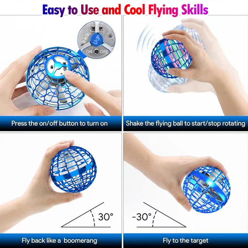2025 Hottest! Cosmic Fly Ball - Boomerang Hover, Galaxy - Spin Effect, Drone - like Track. Cool Toy for 6 - 12S & Teens, Perfect for Outdoor Play,The Best Gifts for Halloween, Easter, and Christmas