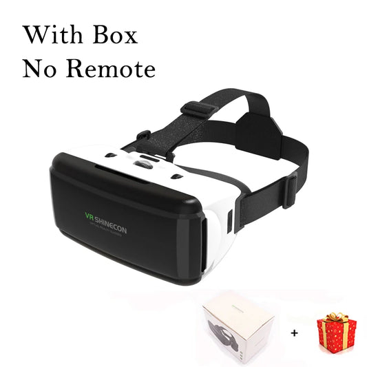 VR Shinecon Casque Helmet 3D Glasses Virtual Reality for Smartphone Smart Phone Headset Goggles Binoculars Video Game Wirth Lens