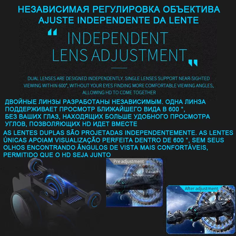 VR Shinecon Casque Helmet 3D Glasses Virtual Reality for Smartphone Smart Phone Headset Goggles Binoculars Video Game Wirth Lens