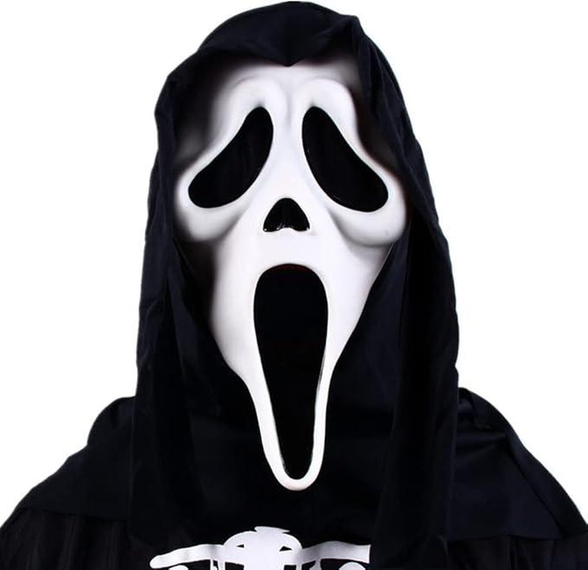Halloween Mask Natural Latex Scary Skull Mask Horror Full Head Masque Halloween Party Costume Cosplay Props