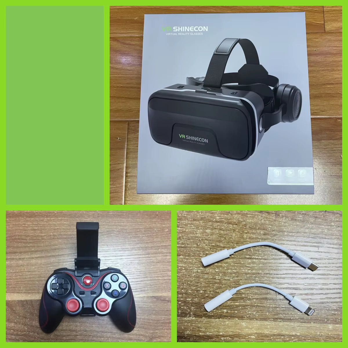 Virtual Reality Casque Helmet 3D Glasses for Smartphone Smart Phone Headset Goggles Binoculars Video Game Wirth Lens