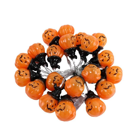 Halloween Decoration Pumpkin String Lights Battery/Usb Operated Hanging Lamp Festival Decor Lights Outdoor Colorful Halloween Decorations LED Lantern Ornaments Spooky Chandelier Design
