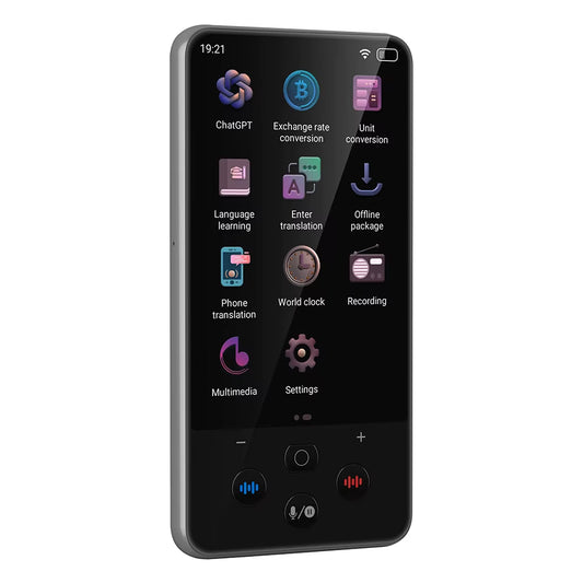 S85 Pro Language Translator Device 4 Inch 138 Languages Voice Video Recording Translating Offline Translation 8GB 2000Mah