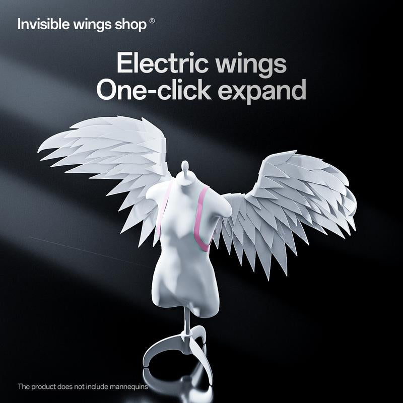 Handmade Wings Electric Wings Clothing and Accessories Perfect for Cosplay Role-Playing Halloween Gift Performing Equipment and Paeties Invisible Wings Shop.
