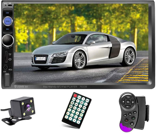 Estereo De Pantalla Para Coche Bluetooth Doble Din Car Stereo Reproductor 7 Inch