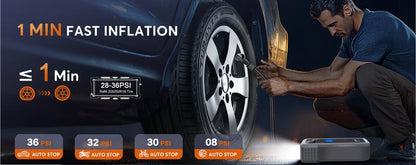 🚗 Arrancador de Batería Portátil KOPUO 5 en 1