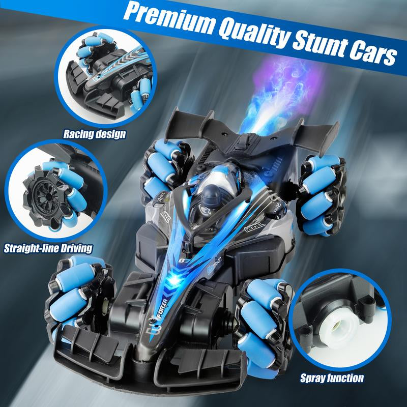 360° Remote Control Stunt Car – Rechargeable RC Drift Car, Double-Sided Driving, All-Terrain, High-Speed Climbing Vehicle with LED Lights for Kids & Adults