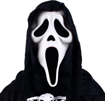 Halloween Mask Natural Latex Scary Skull Mask Horror Full Head Masque Halloween Party Costume Cosplay Props