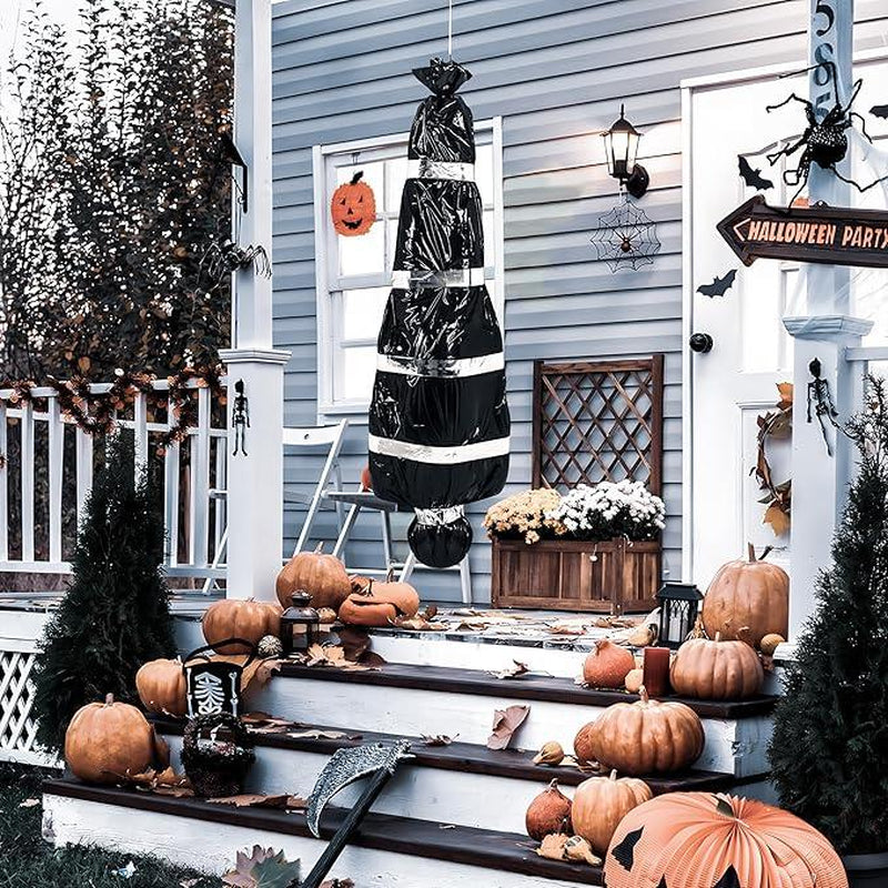 Halloween Corpse in Bag – 60" Hanging Dead Body Prop, Scary Outdoor/Indoor Haunted House Creepy Decoration