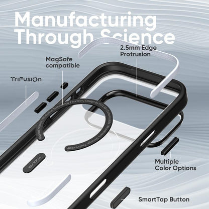FLOLAB Surtect Tri-Fusion Magsafe Compatible Case – Iphone 17 Series (Black Frost)