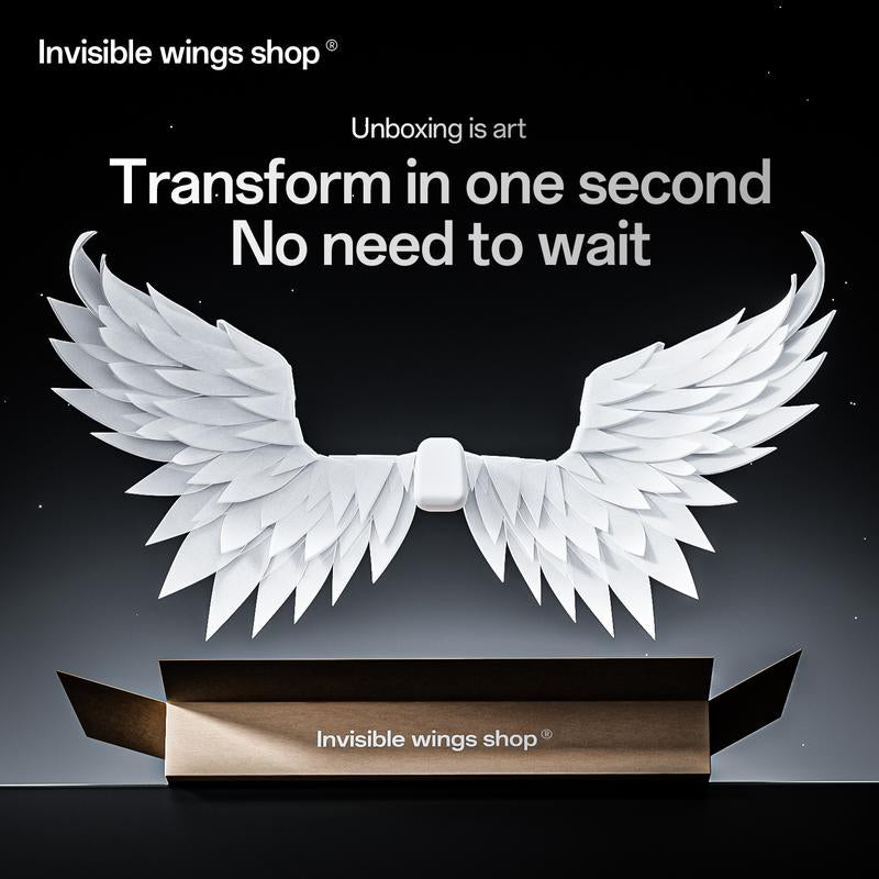Handmade Wings Electric Wings Clothing and Accessories Perfect for Cosplay Role-Playing Halloween Gift Performing Equipment and Paeties Invisible Wings Shop.