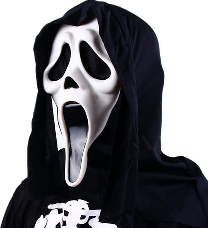 Halloween Mask Natural Latex Scary Skull Mask Horror Full Head Masque Halloween Party Costume Cosplay Props