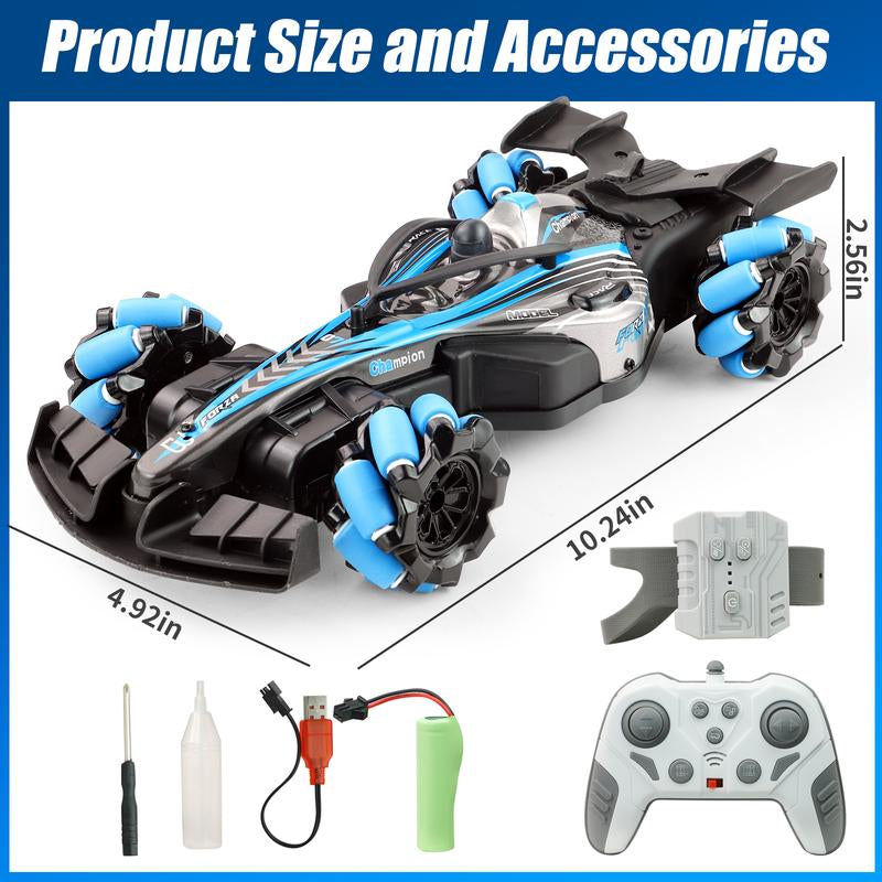 360° Remote Control Stunt Car – Rechargeable RC Drift Car, Double-Sided Driving, All-Terrain, High-Speed Climbing Vehicle with LED Lights for Kids & Adults