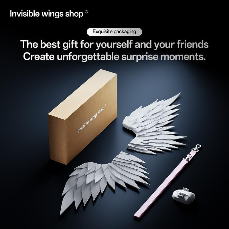 Handmade Wings Electric Wings Clothing and Accessories Perfect for Cosplay Role-Playing Halloween Gift Performing Equipment and Paeties Invisible Wings Shop.